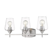 Z-Lite Joliet 3 Light Vanity, Brushed Nickel - 473-3V-BN