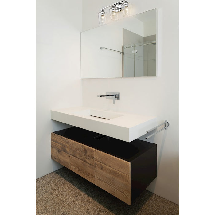 Z-Lite Joliet 3 Light Vanity, Chrome