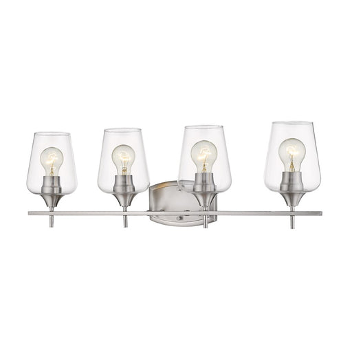 Z-Lite Joliet 4 Light Vanity, Brushed Nickel - 473-4V-BN