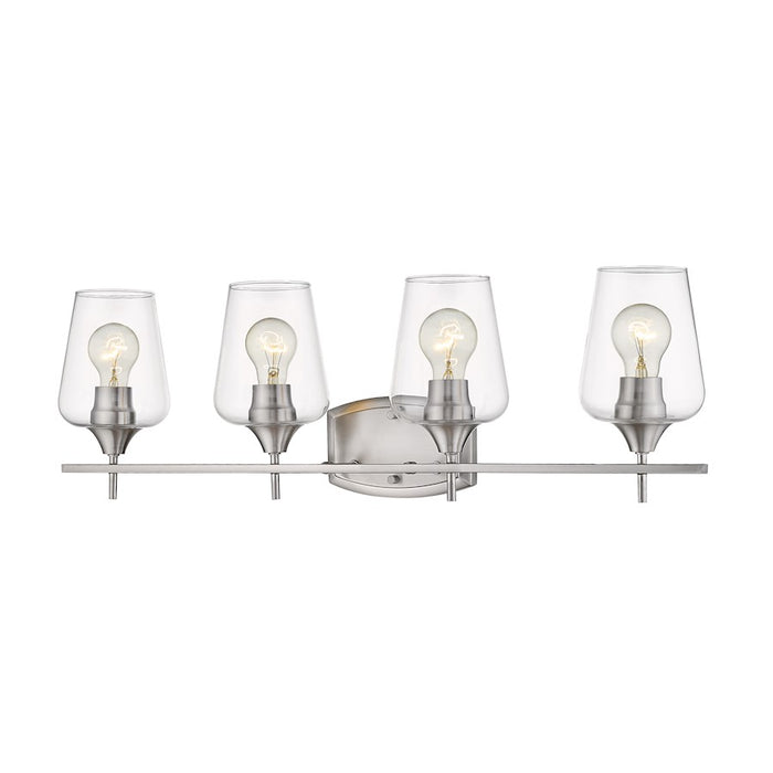 Z-Lite Joliet 4 Light Vanity, Brushed Nickel - 473-4V-BN
