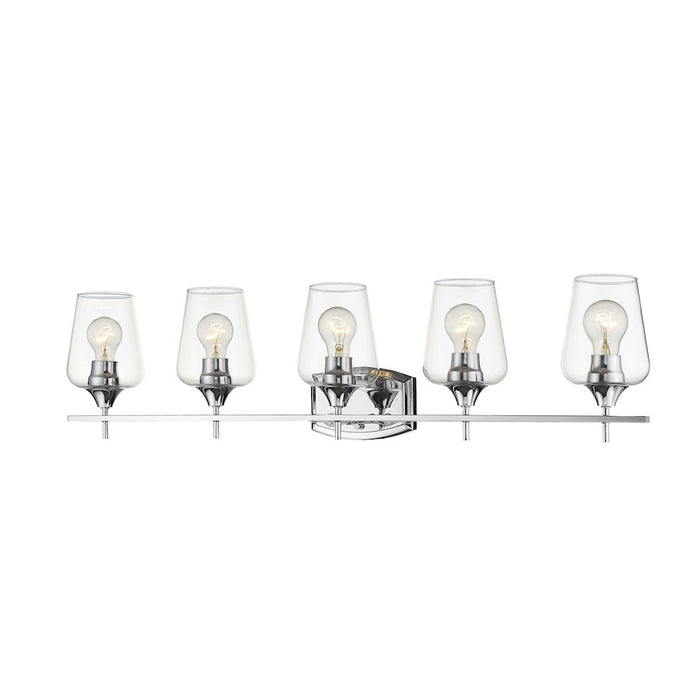 Z-Lite Joliet 5 Light Vanity, Chrome - 473-5V-CH