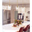 Z-Lite Joliet 1 Light 6" Pendant, Burnished Brass/Clear
