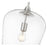 Z-Lite Joliet 1 Light 16.25" Pendant, Brushed Nickel/Clear
