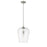 Z-Lite Joliet 1 Light 16.25" Pendant, Brushed Nickel/Clear