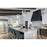 Z-Lite Joliet 1 Light 16.25" Pendant, Matte Black/Clear