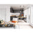 Z-Lite Joliet 1 Light 12.25" Pendant, Matte Black/Clear