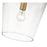 Z-Lite Joliet 1 Light 12.25" Pendant, Olde Brass/Clear