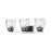 Z-Lite Jackson 3 Light Vanity, Chrome/Matte Black - 474-3V-CH-MB