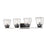 Z-Lite Jackson 4 Light Vanity, Brushed Nickel/Matte Black - 474-4V-BN-MB