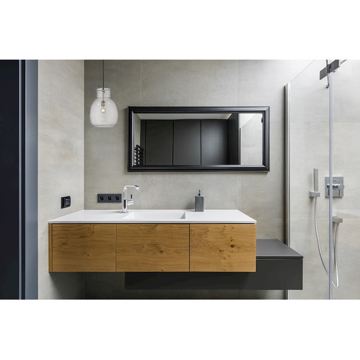 Z-Lite Bella 1 Light Pendant, Matte Black/Brushed Nickel