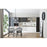 Z-Lite Parsons 4 Light Chandelier, Black/Brushed Nickel/Clear