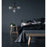 Z-Lite Parsons 4 Light Chandelier, Black/Brushed Nickel/Clear