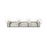 Z-Lite Parsons 4 Light Vanity, Matte Black/Brushed Nickel/Clear