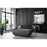 Z-Lite Parsons 4 Light Vanity, Matte Black/Olde Brass/Opal