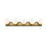 Z-Lite Parsons 5 Light Vanity, Matte Black/Olde Brass/Opal