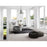Z-Lite Parsons 6 Light Chandelier, Matte Black/Brushed Nickel/Clear