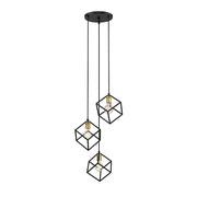 Z-Lite Vertical 3 Light 11" Pendant, Bronze/Olde Brass -478-3BRZ-OBR
