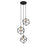 Z-Lite Vertical 3 Light 11" Pendant, Bronze/Olde Brass -478-3BRZ-OBR