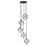 Z-Lite Vertical 5 Light 11" Pendant, Bronze/Olde Brass -478-5BRZ-OBR