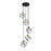 Z-Lite Vertical 5 Light 11" Pendant, Bronze/Olde Brass -478-5BRZ-OBR