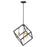 Z-Lite Vertical 4 Light 25.75" Pendant, Bronze/Olde Brass -478P24-BRZ-OBR