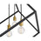 Z-Lite Vertical 4 Light 25.75" Pendant, Bronze/Olde Brass -478P24-BRZ-OBR