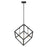 Z-Lite Vertical 4 Light 25.75" Pendant, Matte Black/Brushed Nickel -478P24-MB-BN