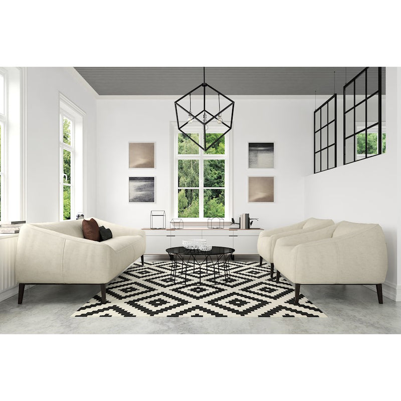 Z-Lite Vertical 4 Light 36.5" Pendant, Matte Black/Brushed Nickel -478P34-MB-BN
