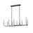Z-Lite Haylie 10 Light 134" Island/Billiard, Black/Brushed Nickel -479-10L-MB-BN