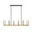 Z-Lite Haylie 12 Light 134" Island/Billiard, Black/Olde Brass -479-12L-MB-OBR