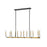 Z-Lite Haylie 12 Light 134" Island/Billiard, Black/Olde Brass -479-12L-MB-OBR