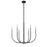 Z-Lite Haylie 6 Light 106.25" Chandelier, Matte Black/Brushed Nickel -479-6MB-BN