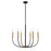 Z-Lite Haylie 6 Light 106.25" Chandelier, Matte Black/Olde Brass -479-6MB-OBR