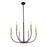 Z-Lite Haylie 6 Light 106.25" Chandelier, Matte Black/Olde Brass -479-6MB-OBR