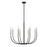 Z-Lite Haylie 8 Light 109.25" Chandelier, Matte Black/Brushed Nickel -479-8MB-BN