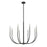 Z-Lite Haylie 8 Light 109.25" Chandelier, Matte Black/Brushed Nickel -479-8MB-BN