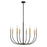 Z-Lite Haylie 8 Light 109.25" Chandelier, Matte Black/Olde Brass -479-8MB-OBR