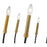 Z-Lite Haylie 8 Light 109.25" Chandelier, Matte Black/Olde Brass -479-8MB-OBR