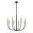 Z-Lite Haylie 8 Light 109.25" Chandelier, Matte Black/Olde Brass -479-8MB-OBR