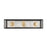 Z-Lite Kube 3 Light Vanity, Matte Black/Brushed Nickel
