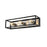 Z-Lite Kube 3 Light Vanity, Matte Black/Brushed Nickel
