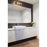 Z-Lite Kube 3 Light Vanity, Matte Black/Brushed Nickel