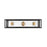 Z-Lite Kube 3 Light Vanity, Matte Black/Chrome