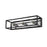 Z-Lite Kube 3 Light Vanity, Matte Black/Chrome