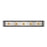 Z-Lite Kube 5 Light Vanity, Matte Black/Brushed Nickel