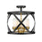 Z-Lite Malcalester 4 Light 15" Semi Flush