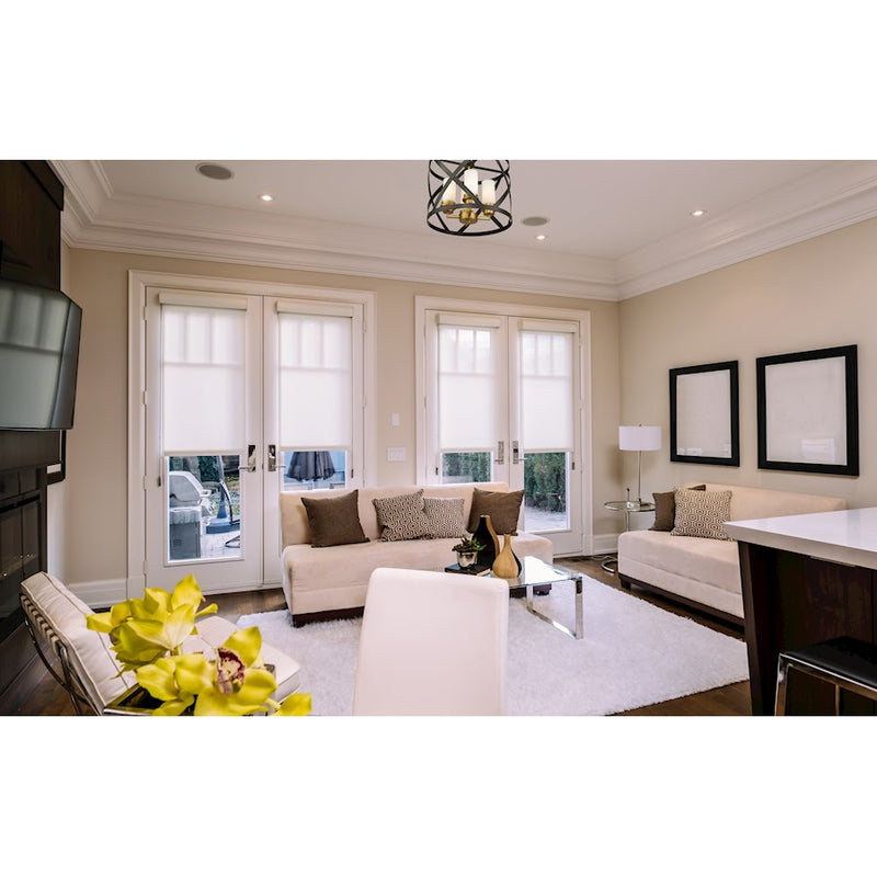 Z-Lite Malcalester 4 Light 15" Semi Flush