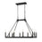 Z-Lite Barclay 10 Light 25.75" Island/Billiard, Matte Black