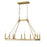 Z-Lite Barclay 10 Light 25.75" Island/Billiard, Olde Brass