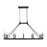 Z-Lite Barclay 12 Light 25" Island/Billiard, Matte Black